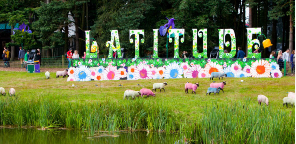 Latitude Festival Sign